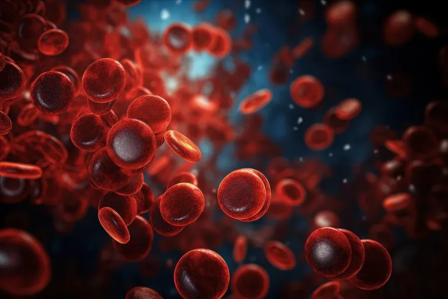 Live-Blood-Cell-Microscopy-Clinic 3D illustration of blood cells. Schedule live blood cell microscopy from Markham Natural Health Centre in Greater Toronto.